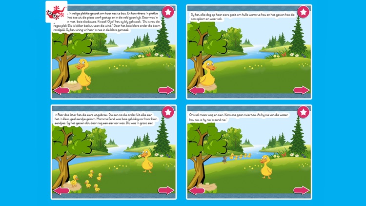 Die Lelike eendjie Kinderstorie in Afrikaans