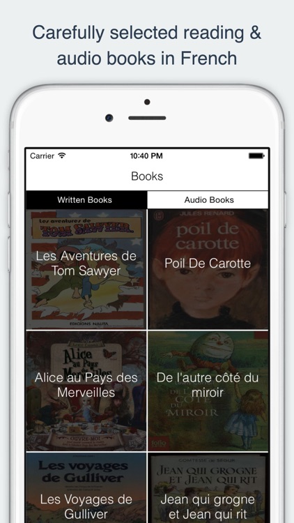 French Reading and Audio Books