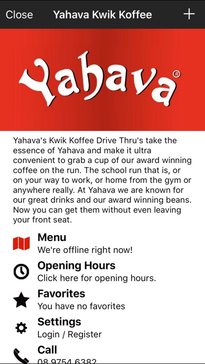 Yahava Kwik Koffee