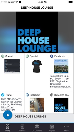 DEEP HOUSE LOUNGE