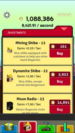 Doge Miner Doge Coin Clicker On The App Store