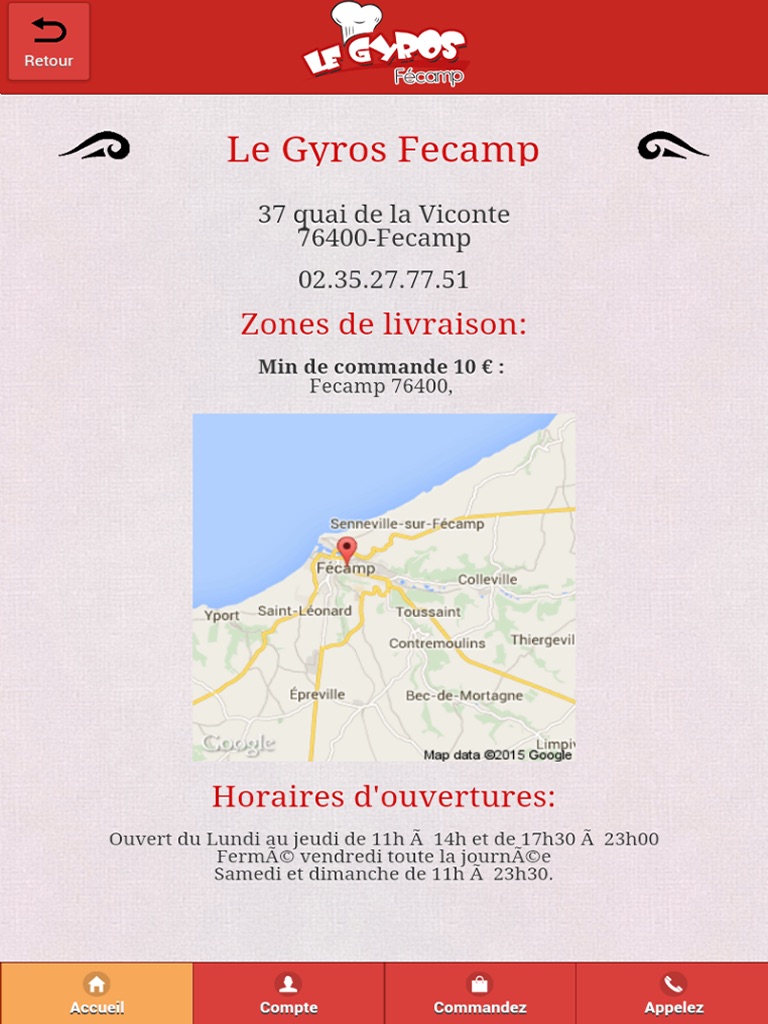 Le Gyros Fecamp screenshot 4