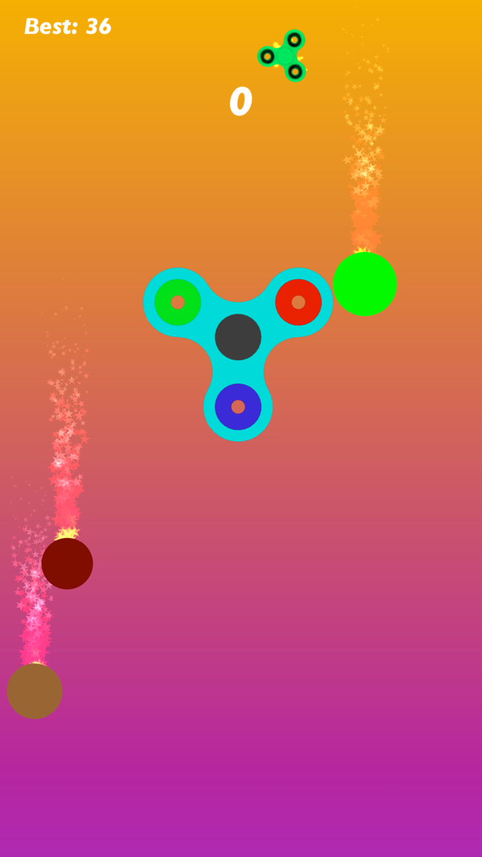 指尖陀螺Fidget Spinner 手指螺旋减压舒缓焦虑小游戏