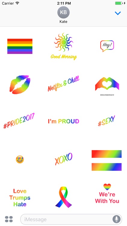 Pride Fanmoji by OneAvenue