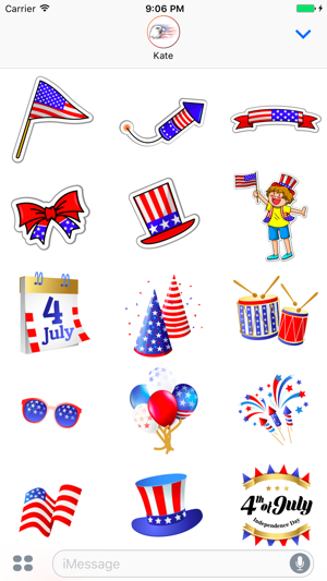 Happy 4th of July Stickers for Day celebration!(圖2)-速報App