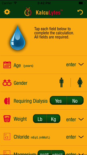 KalcuLytes - Electrolyte Replacement Calculator(圖1)-速報App