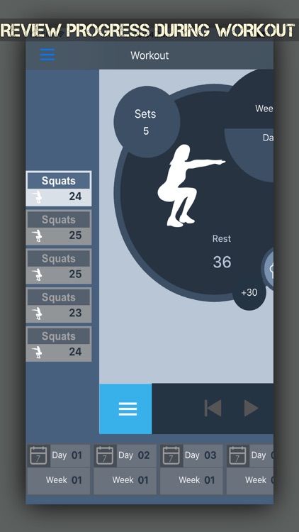 Toned Squats Workout screenshot-3