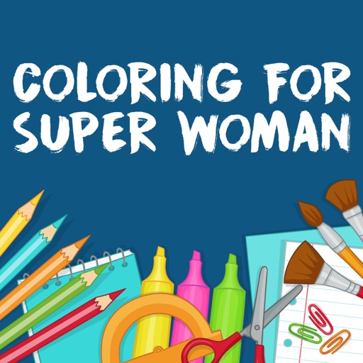 Coloring Book for Wonder Woman fans