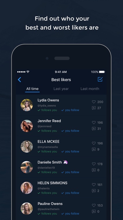 Followers Tracker & Likes Analytics for Instagram