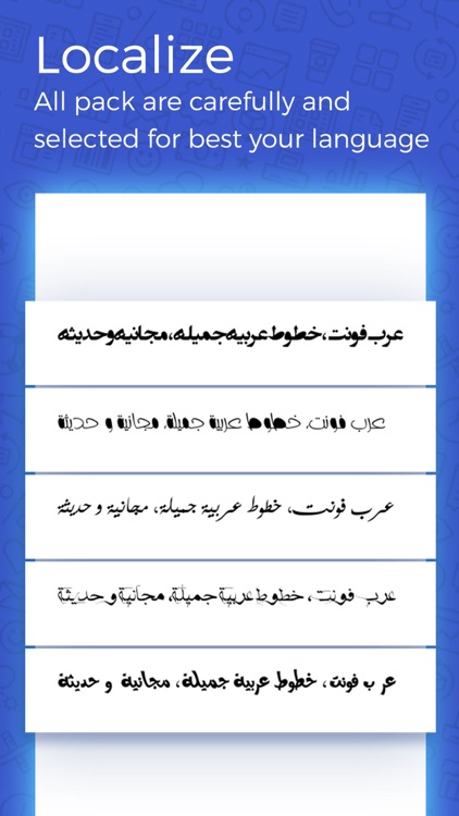 Arabic Font: fonts installer for writer & designer screenshot-4