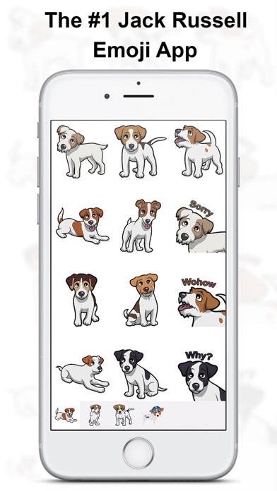 JackMoji - Jack Russell Emoji & Stickers Screenshot 1