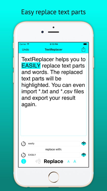 TextReplacer - find & replace