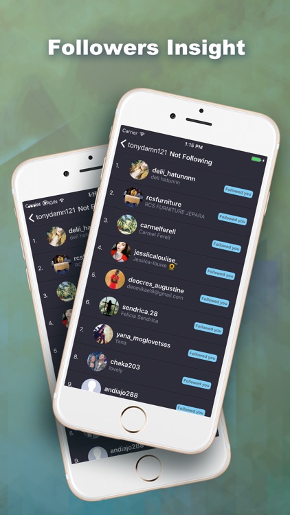 Follow Tracker: Likes & Followers Analytics Report