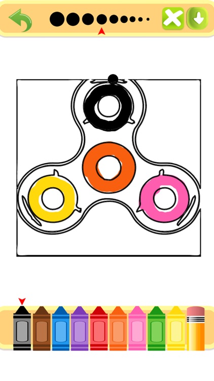 Fidget Spinner Coloring Book NoAd screenshot-4