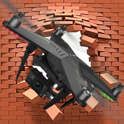 Quadcopter Drone Flight Simulator - Tap to play iOS App