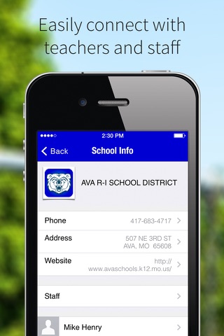 Ava RI School District screenshot 2