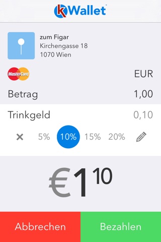 kWallet screenshot 2