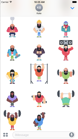 Bearded Men Stickers(圖3)-速報App