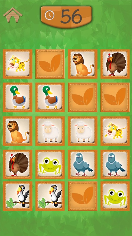 Animal pairs games - brain training screenshot-4