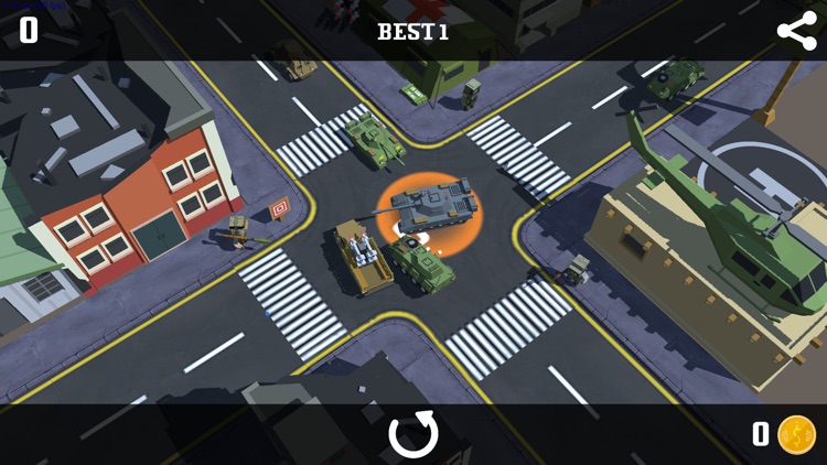 Rush War Traffic - Crossy Car City screenshot-3