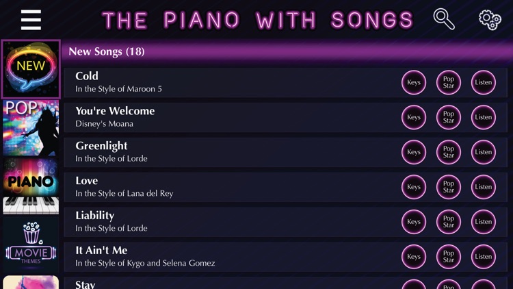 Piano With Songs- Learn to Play Piano Keyboard App