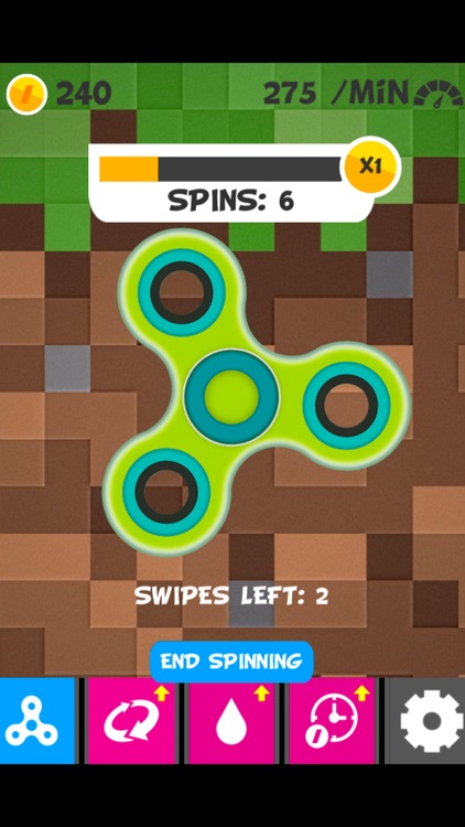 Finger Tap Spinner