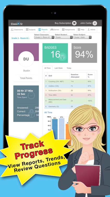 ClassK12 Kids Math, ELA, coding, cool games & more screenshot-3