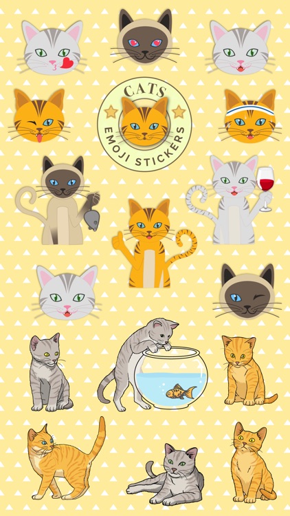 Cats - emoji sticker pack for cat lovers