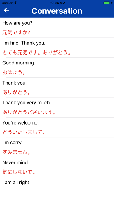 How to cancel & delete Tap and Talk! Japanese Travel Phrases from iphone & ipad 3