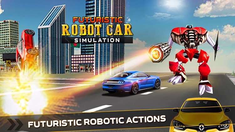 Futuristic Robot Car Simulator