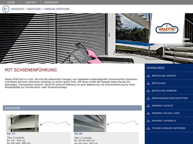 VALETTA Sonnenschutztechnik(圖3)-速報App