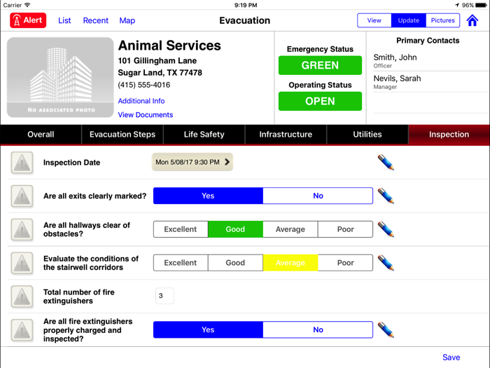 Crisis360 Emergency Management for iPad