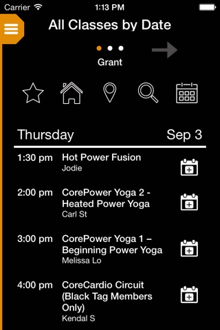 CorePower Yoga screenshot 3