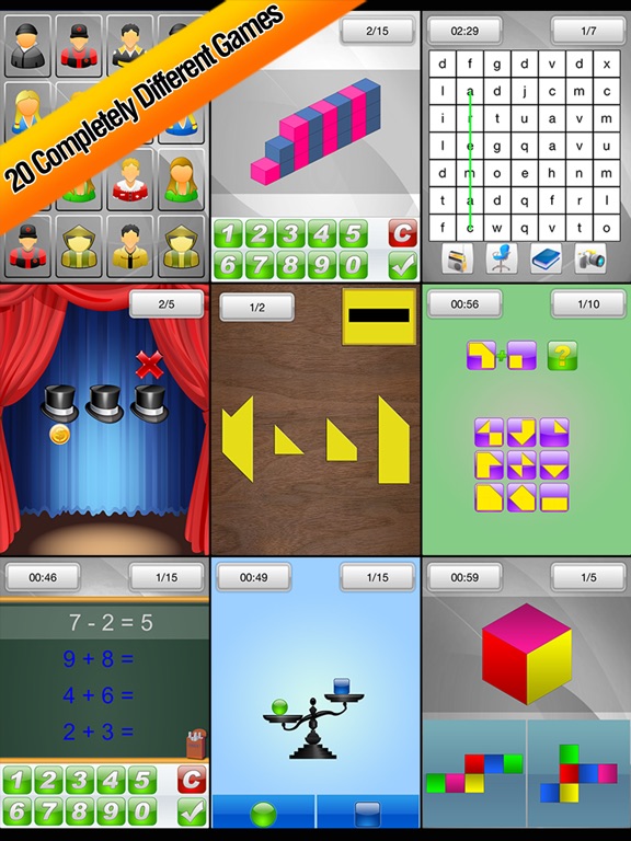 Скачать игру Brain School ™ Word, Puzzle & Logic Games Training