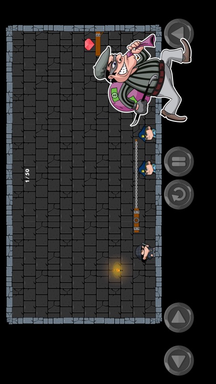 Stealing the diamond in cops and robbers game