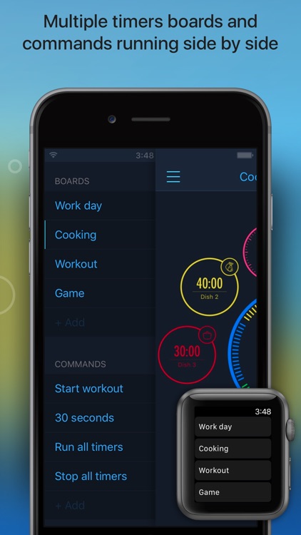 MultiTimer: Visual timer with multiple timers