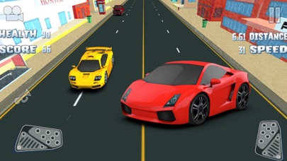 3D Street Car Race Road Warrior screenshot 3