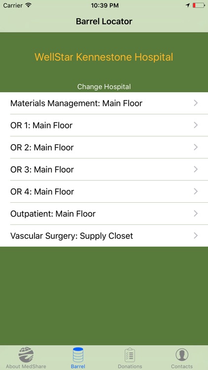 MedShare Donation Locator