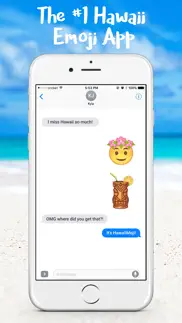 hawaiianmoji - hawaii food & drink emoji stickers iphone screenshot 1