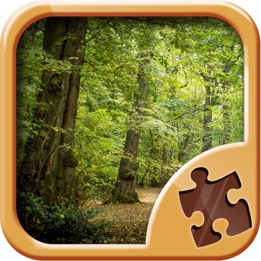 Forest Puzzle Game - Nature Picture Jigsaw Puzzles Icon