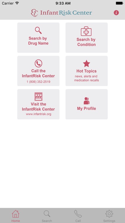 InfantRisk Center Health Care Mobile Resource