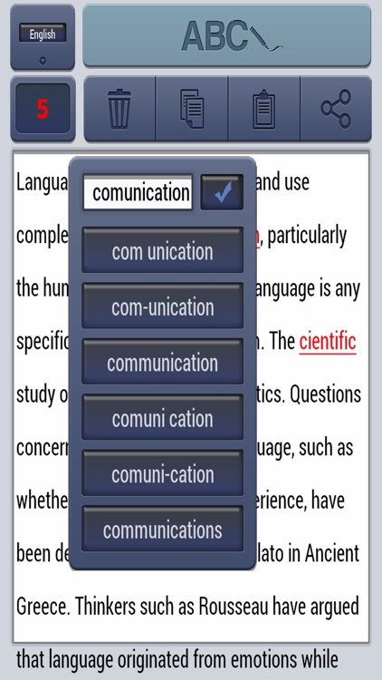 Spell Check - 11 languages