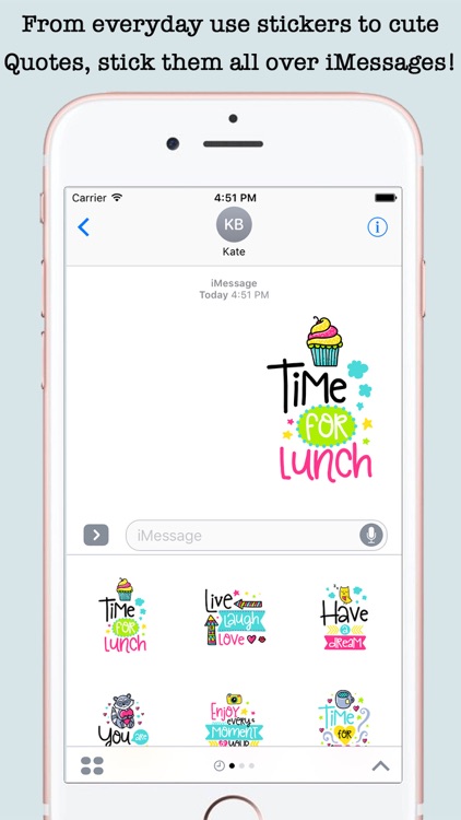 Animated Inspirational Quotes Pack For iMessage screenshot-3