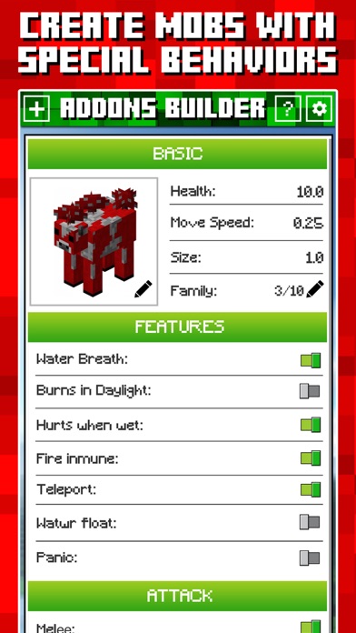 Addons Builder for Minecraft PE screenshot 4