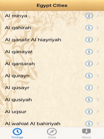 Egypt Prayer Timings - náhled