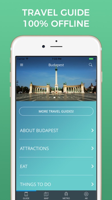 How to cancel & delete Budapest Travel Guide with Offline Street Map from iphone & ipad 1