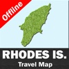 RHODES (GREECE) ISLAND – Travel Map Navigator