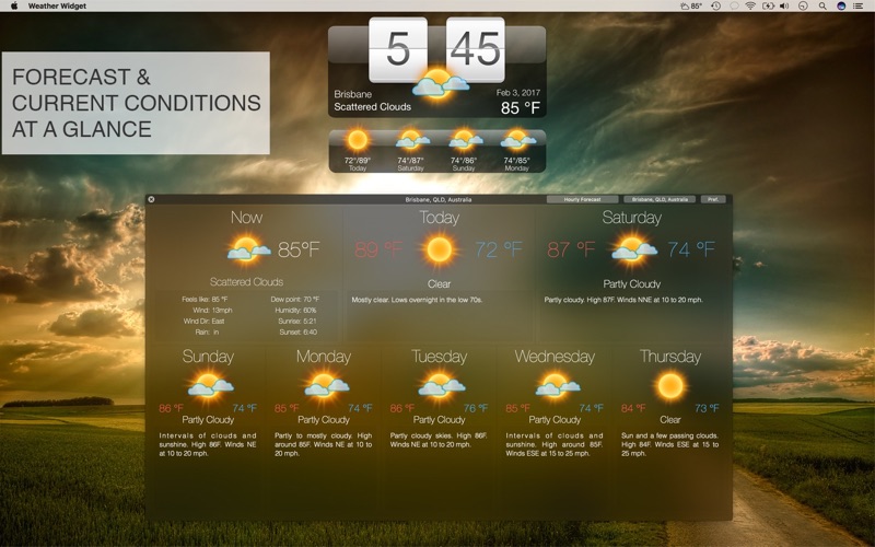 Weather Widget Screenshot