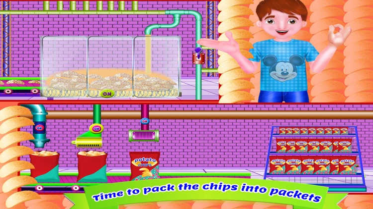 Potato Chips Factory Simulator Games screenshot-4