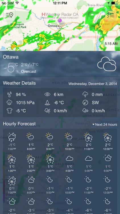 Weather Radar Canada - Rain